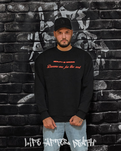 Tupac Black Regular Fit Sweatshirt