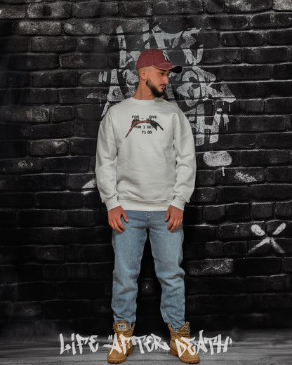 Tupac White Regular Fit Sweatshirt