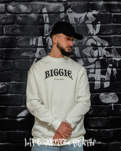 The Notorious B.I.G. White Regular Fit Sweatshirt