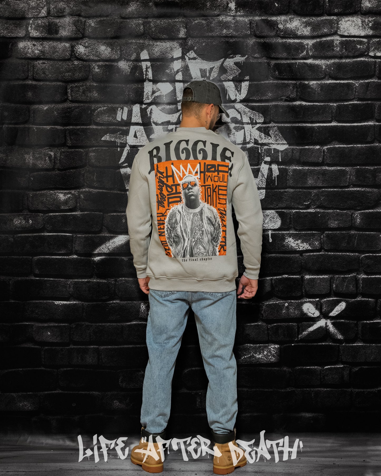 The Notorious B.I.G. Grey Regular Fit Sweatshirt