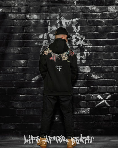 Chain Flower Oversized Hoodie